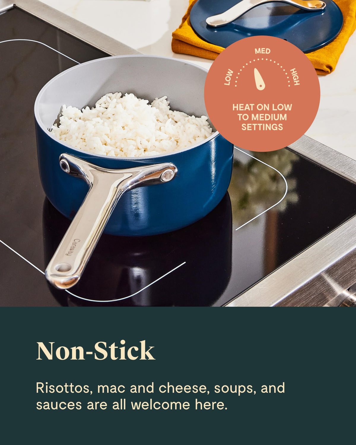 Ceramic Nonstick Saucepan with Lid