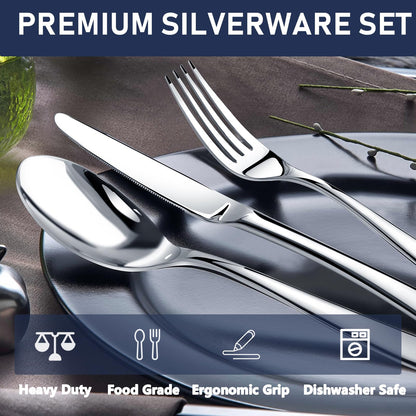 Stainless Steel Flatware Set for Everyday Dining