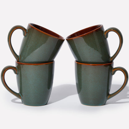 14 oz Ceramic Coffee Mug Set - 4 Piece