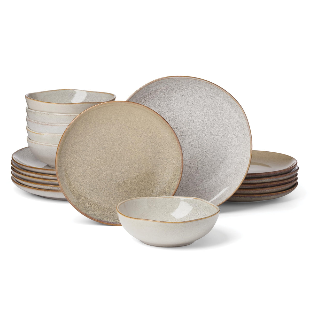 Organic Oatmeal Dinnerware Set