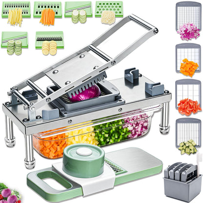 Vegetable Chopper & Dicer with Storage Container