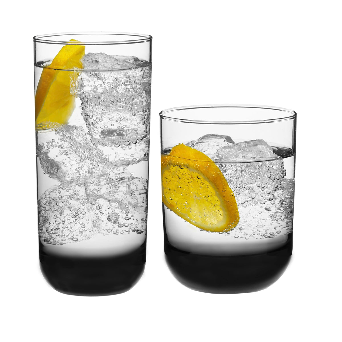 Classic Glass Tumblers for Mixed Drinks