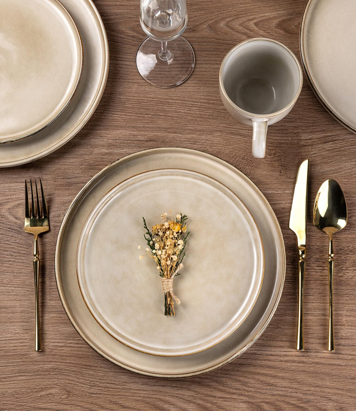 Dinner & Salad Plate Set for Everyday Dining