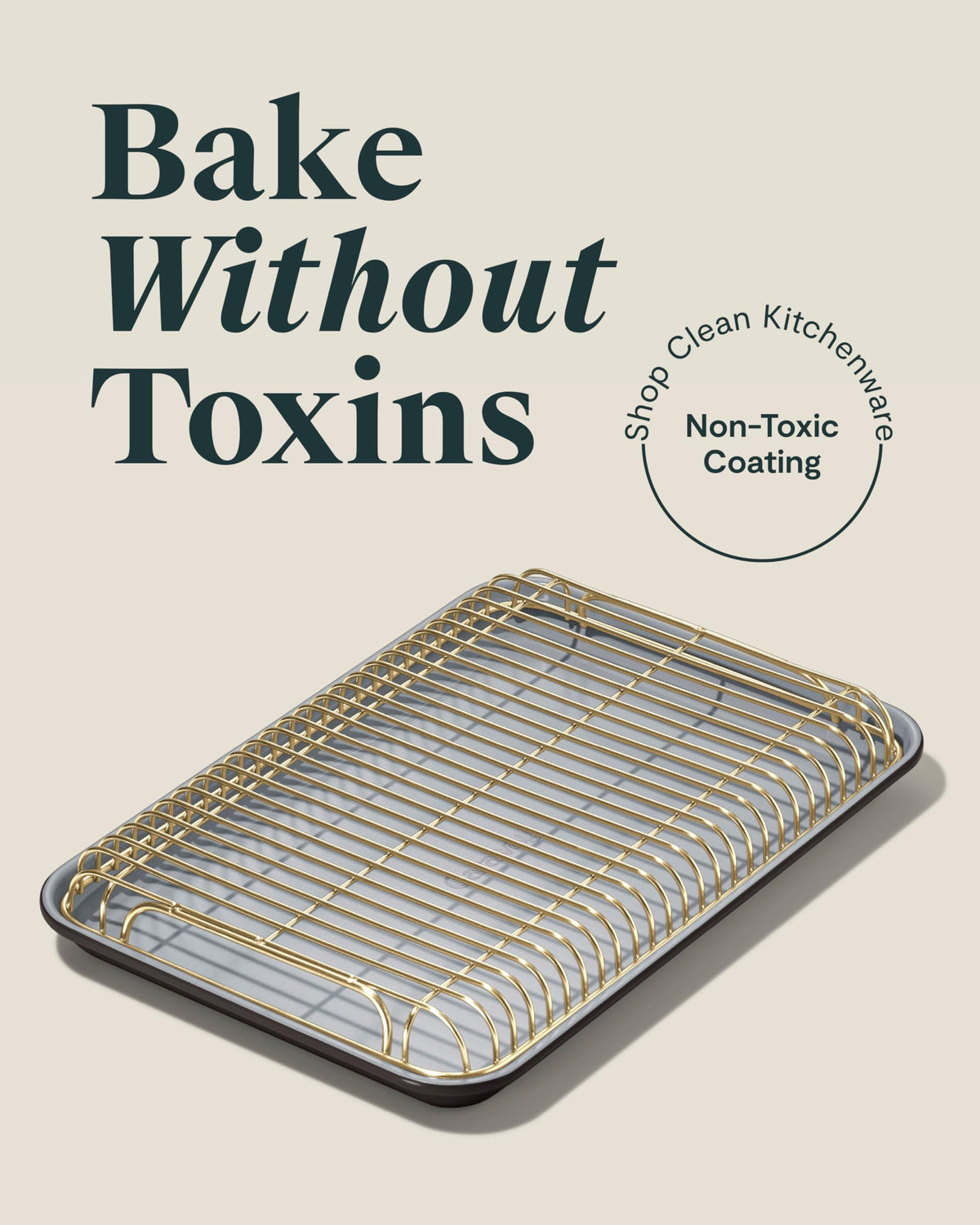 Caraway Non-Stick Ceramic Baking Sheet and Cooling Rack