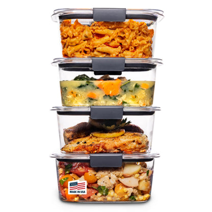 2-Compartment Meal Prep Containers with Lids