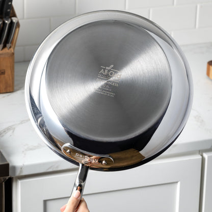 Stainless Steel Nonstick Braiser Pan - 3 Quart