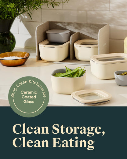 Glass Food Storage Container Set with Lids