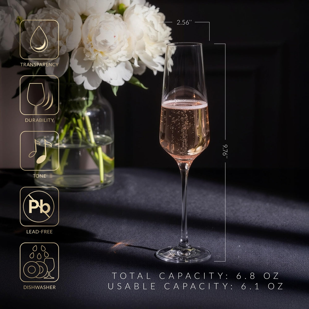 Avant Garde Crystal Drinking Glass Set