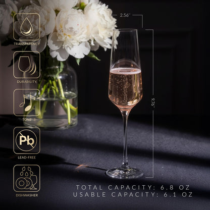 Avant Garde Crystal Drinking Glass Set
