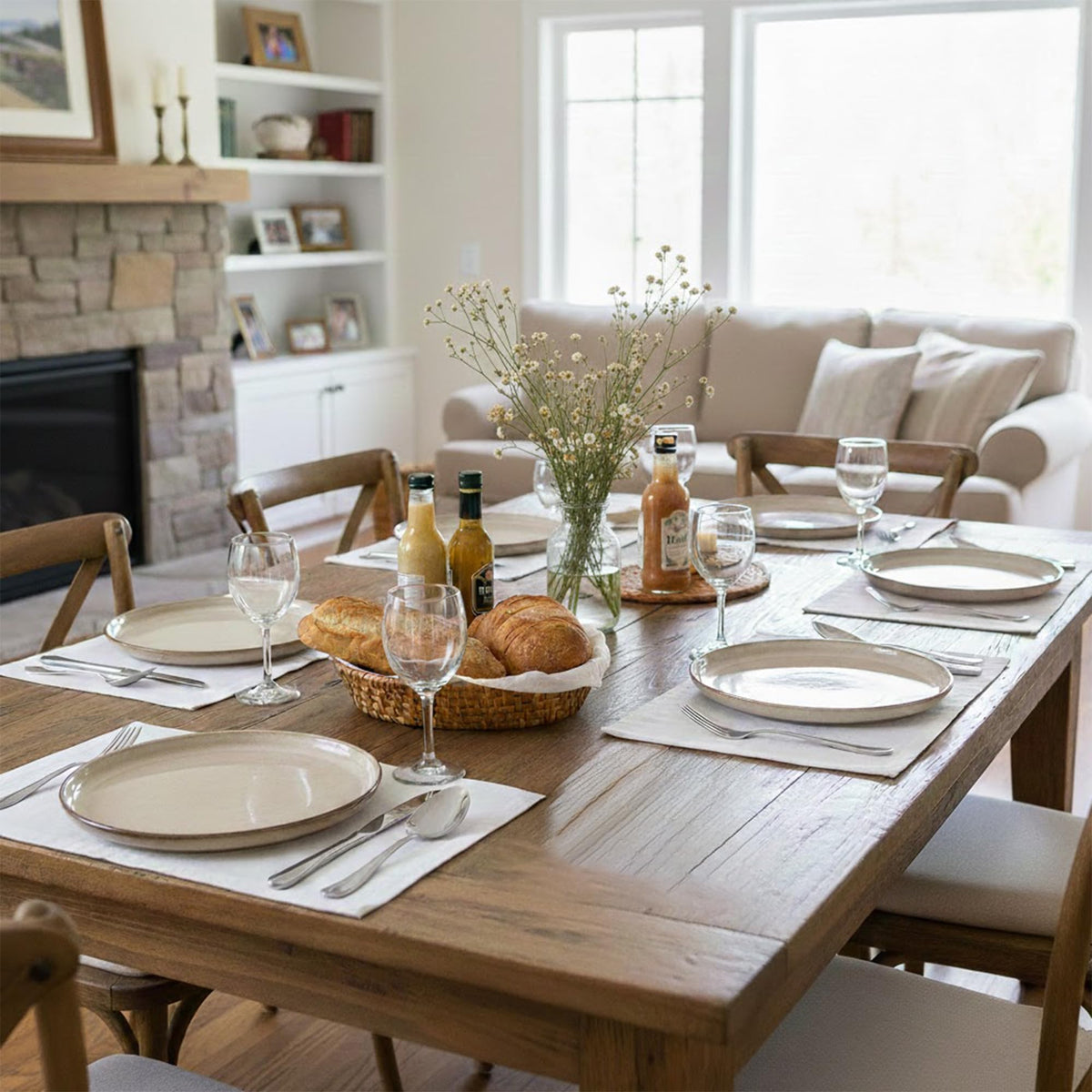 Dinner & Salad Plate Set for Everyday Dining
