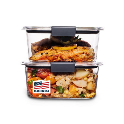 2-Compartment Meal Prep Containers with Lids