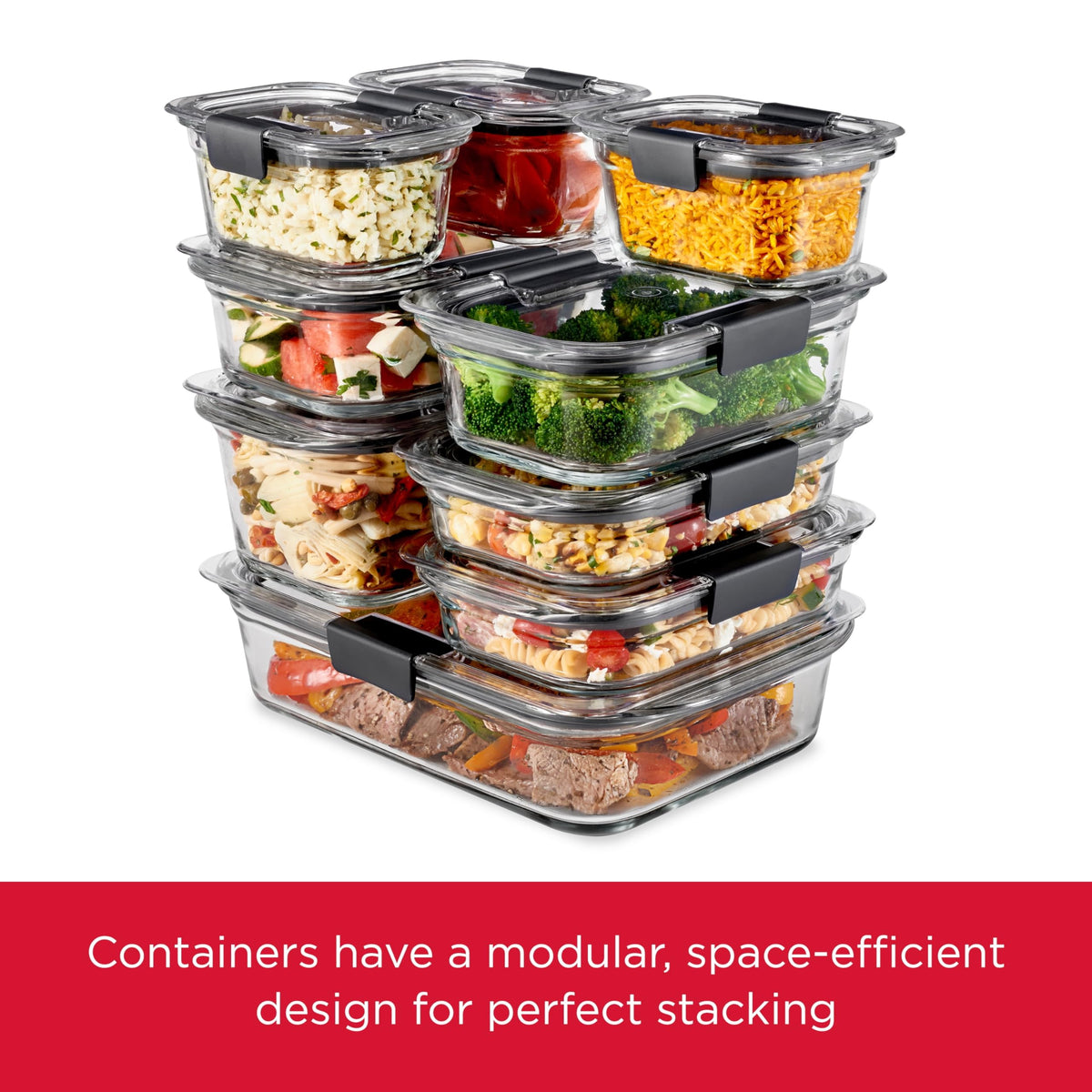 Glass Food Storage Container Set - 9 Piece