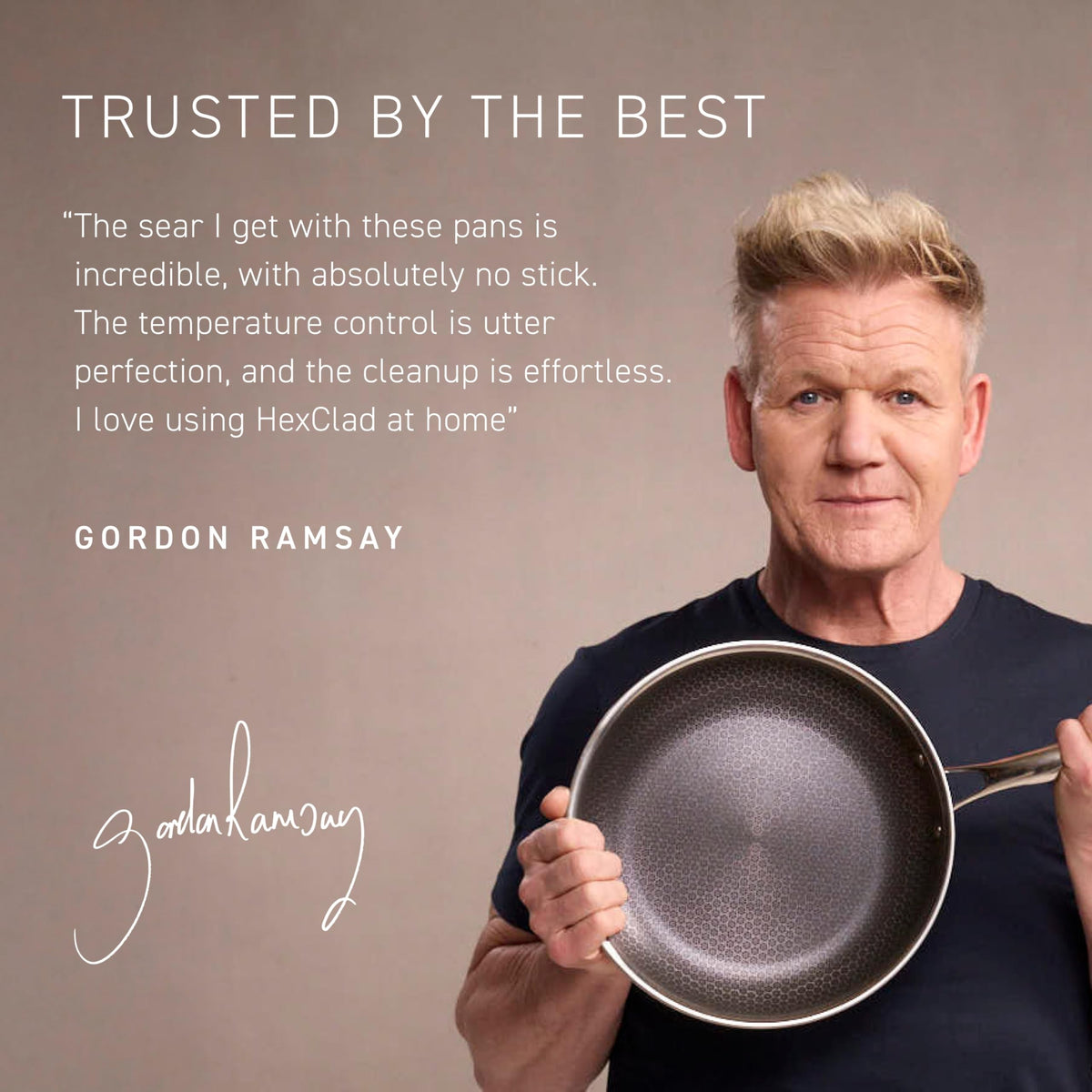 Hybrid Nonstick Deep Sauté Pan with Lid