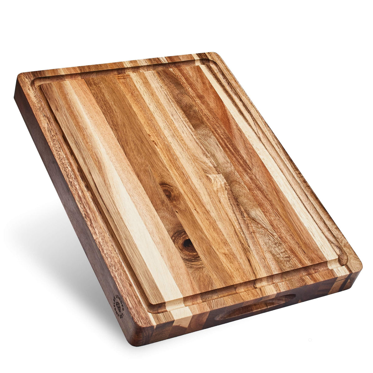End-Grain Walnut Cutting Board with Juice Groove